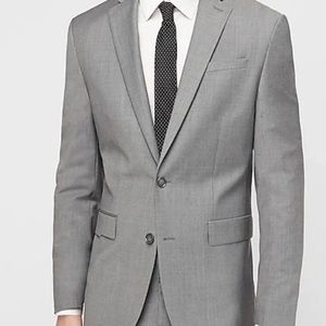 Express gray wool suit - 3 pieces